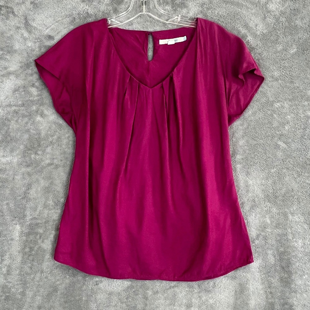 Boden Tee Shirt Blouse‎ Womens 4 Pink Silk Blend Lightweight Casual